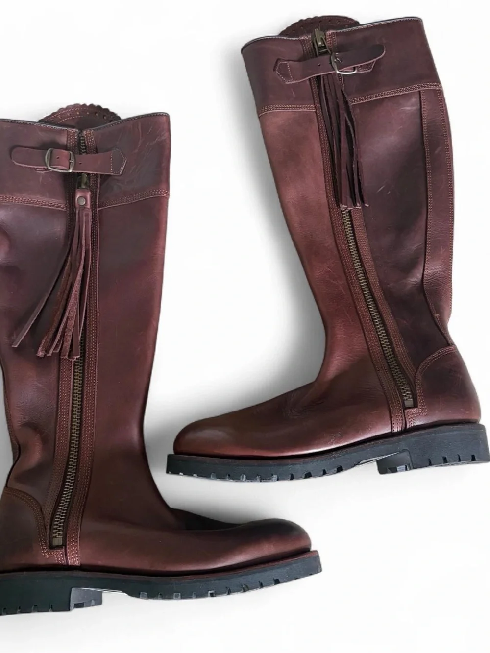 NEW Penelope Chilvers Long Tassel Boots  signature 